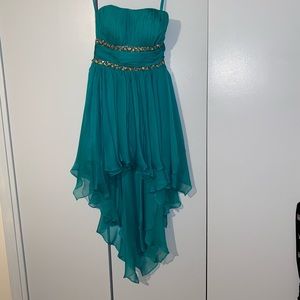 Teal dress